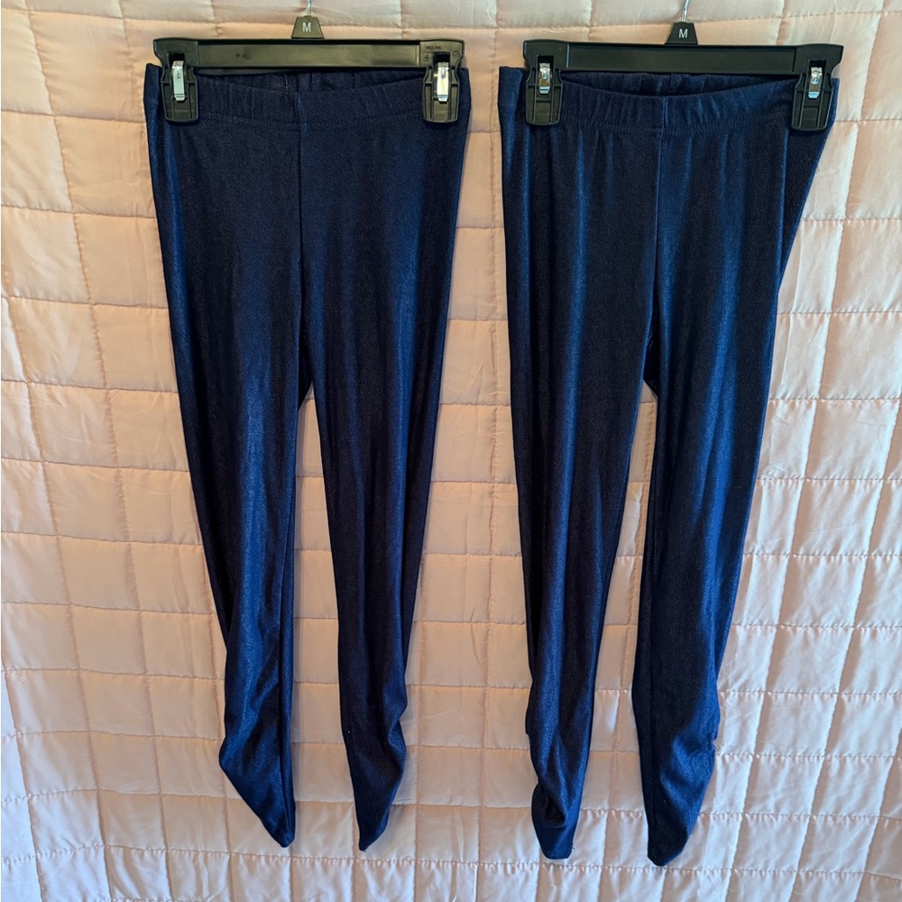 Navy Blue Jean Style Leggings
Price for both. Will sell separately.